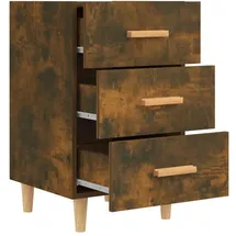 vidaXL Nachtschrank Räuchereiche 40 x 40 x 66 cm Braun
