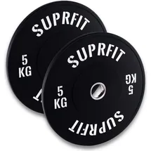 Suprfit Hantelscheibe 5 kg schwarz / weiß