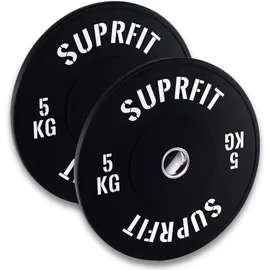 Suprfit Hantelscheibe 5 kg schwarz / weiß