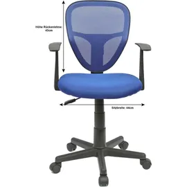 CARO-Möbel Studio Polypropylen Blau