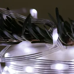 FHS LED-Lichterkette 100 LED kaltweiß
