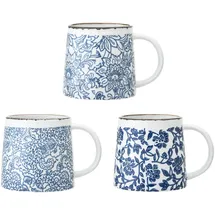 Bloomingville Molly Mug 0,4 l Blau 3 St.