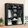 Songmics Stoffschrank, RYG12B schwarz 150,0 x 45,0 x 175,0 cm