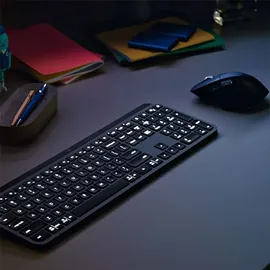 Logitech MX Keys Combo for Business Gen 2, schwarz, Logi Bolt, USB/Bluetooth, US (920-010933)