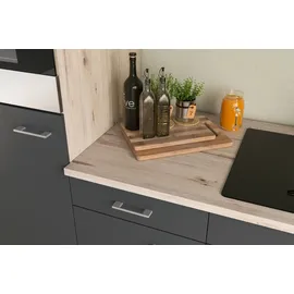 Flex-Well Küchenzeile Morena 220 cm grau