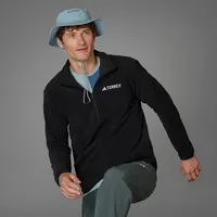 adidas Multi Essentials Fleece Mit Halbem Reißverschluss - Black - S
