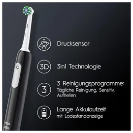 Oral-B Pro 1 Cross Action schwarz