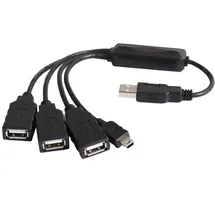 PremiumCord 4-Port Cable