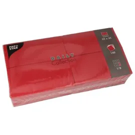 Papstar Servietten "DAILY Collection" 1/8-Falz 32 cm x 32 cm grau