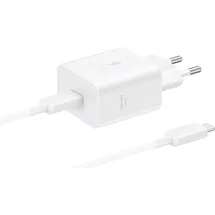 Samsung USB-C Schnellladegerät 45W + USB-C Kabel Weiß