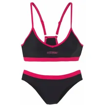 VENICE BEACH Bustier-Bikini Damen Schwarz/Pink 34 Cup A/B