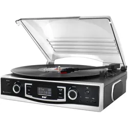 SOUNDMASTER Stereo Plattenspieler mit DAB+ Radio, USB und Encoding