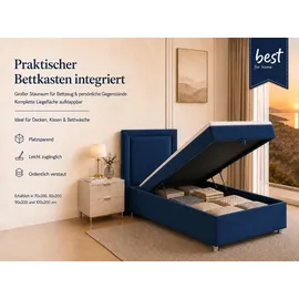 Best For Home Trinity 100 x 200 cm Blau