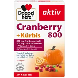 Doppelherz Cranberry + Kürbis + Vitamin C + Selen 30 St