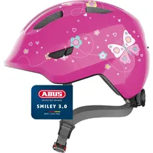 ABUS Smiley 3.0 Kinder 45-50 cm pink butterfly