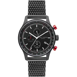 LARS LARSEN - MIKKEL - tachymeter schwarz carbon - mesh