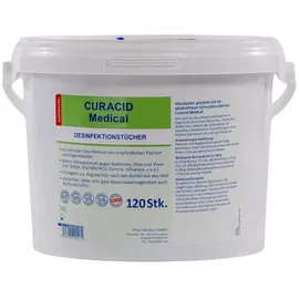 Curacid Desinfektionstücher im Spendereimer 120 St.