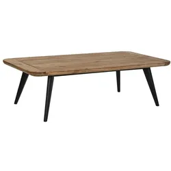Tischdekoration DKD Home Decor 135 x 70 x 41 cm Holz Aluminium Recyceltes Holz Kiefer