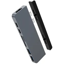 Hyper HyperDrive Duo 7-in-2 Hub - Dockingstation - USB-C x 2