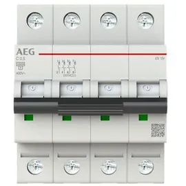 AEG Leitungsschutzschalter AEG ElfaPlus 10kA, C-Charakteristik, 0,5A, 4P 2CDS274088R0984 EN104C05