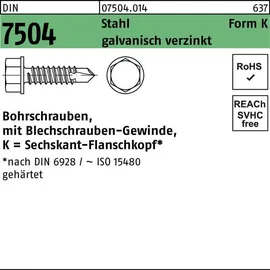 F. REYHER Nchfg. GmbH & Co. KG Bohrschraube DIN 7504 6-kt-Flanschkopf K 6,3 x 19 500 Stück