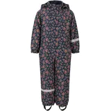 ZigZag Schneeoverall "Tower", Kinder, Gr. 128, EURO-Größen, rosa (dunkelblau, rosa), 100% Polyester, lang, Overalls, mit wasser- und winddichter TPU-Membran