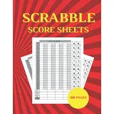 Scrabble Score Sheets: 100 Large Score Pads for Scorekeeping – Scrabble Score Pads with Size 6 x 9 | Scrabble Score Cards | Score Keeping Pads