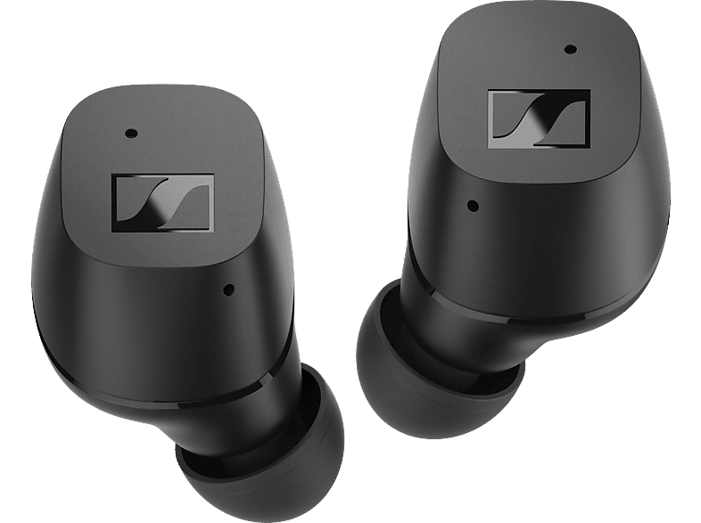 Sennheiser CX True Wireless Earbuds — In-Auric.BT-Ohrhörer für Musik und Anrufe, passive Geräuschunterdrückung, anpassbare Touch-Steuerung, tiefer Bass, IPX4, 27-Stunden-Akku, Schwarz, Klein