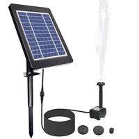 6v/3,5w Solar-wasserpumpe Mit Verstellbarem Panel Für Gartenbrunnen (6v, 3,5w)