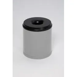 VAR Papierkorb feuersicher Löschkopf silber 30 l