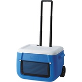 Coleman 50QT Poly-lite Wheeled Mesh Cooler