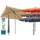 Quick Star Balkon Sonnenschirm 200 x 125 cm Beige