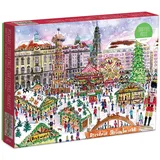 Galison Michael Storrings Christmas Market 1000 Piece Puzzle