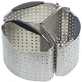 Master Class KitchenCraft Topfteiler-Körbe, Edelstahl-Topfteiler, Pfannenteiler 3er-Set, 20 cm (8''), Silber