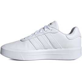 adidas Damen Court Platform Sneaker, Ftwr White Ftwr White Core Black Dark, 41 1/3