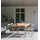 Brafab Gartenesstisch Lyon aus Aluminium und Teak, modern, ausziehbar, hellgrau-natur, für 8-10 Personen