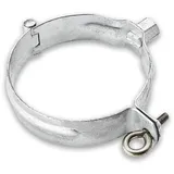 gromo Ø grömo® Verzinkte Fallrohrschelle ø150 mit Gewindemutter M10, 50229