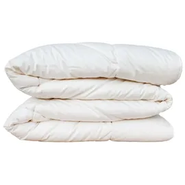 franknatur Bettdecke 135x200 Winter Merino Schurwolle kbT Bio Baumwolle kbA Duo-Decke Natalia,
