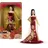 Barbie Lunar New Year Modepuppe in rotem Kleid mit goldenem Pfingstrosenmuster (JJX83)