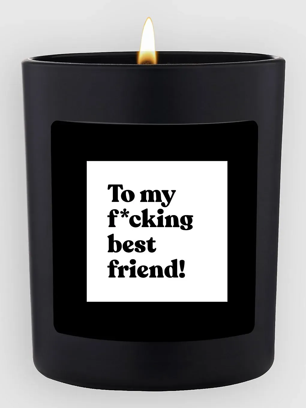 CandleHand To My F*Cking Best Friend! Chatty Candle woody Gr. Uni