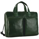 LEONHARD HEYDEN Businesstasche Porto Zip Briefcase 1 Compartment Bottle Green