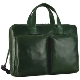 LEONHARD HEYDEN Businesstasche Porto Zip Briefcase 1 Compartment Bottle Green