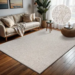 Sanat Teppich »Lora Plus«, rechteckig, 5 mm Höhe, Kurzflor, Modern, Wohnzimmer Sanat beige B: 160 cm   1 St.