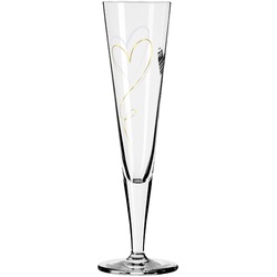 Ritzenhoff Champagnerglas Goldnacht 205 ml Kristall, Kristalloptik Gold