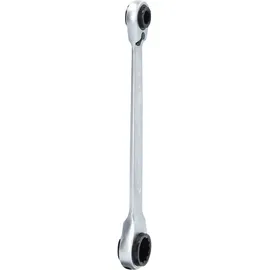 BRILLIANT TOOLS Doppel-Ratschenringschlüssel 4 in 1 10 x 13, 17 x 19 mm