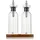 AdHoc AromaPour Öl- und Essigspender Set 300 ml 3-tlg. Edelstahl und Glas