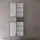 Keuco Stageline Hochschrank 40 x 180 cm Inox Lack Seidenmatt/Glas Inox satiniert