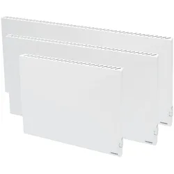 VASNER Konvi Hybrid Infrarotheizung 600 Watt weiß, Hybridheizung Infrarot + Konvektion, integriertes Thermostat mit Drehregler