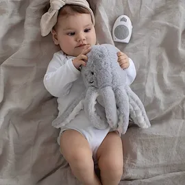 flow amsterdam Flow Amsterdam, Olly der Oktopus Kuscheltier mit Herzschlag, grau | Grau