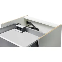 naber gmbh Schuko-Steckdose Evoline Wing 2 Schwarz 1 St.